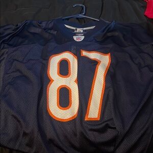NFL Chicago Bears Navy Blue Jersey with Orange and White Number 87